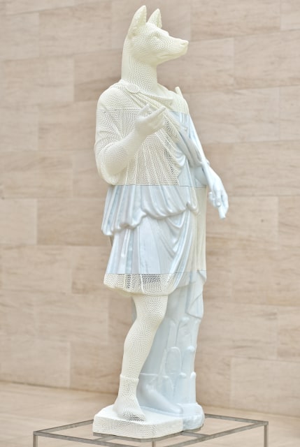 Oliver Laric Hermanubis, 2019 Sculpture 230 x 54.5 x 73.5 cm 90 1/2 x 21 1/2 x 29 in