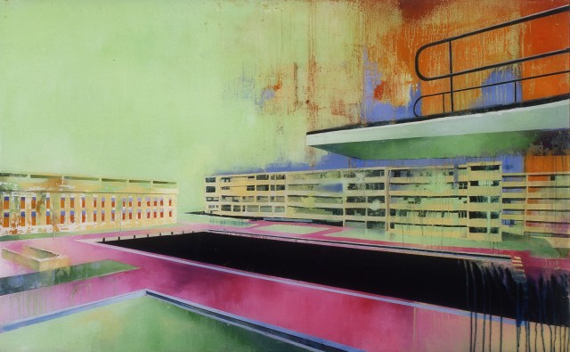 Gil Heitor-Cortesão 'Untitled', 2003, oil on plexiglass, 120 x 200cm (Courtesy of CARBON 12 and the Artist)