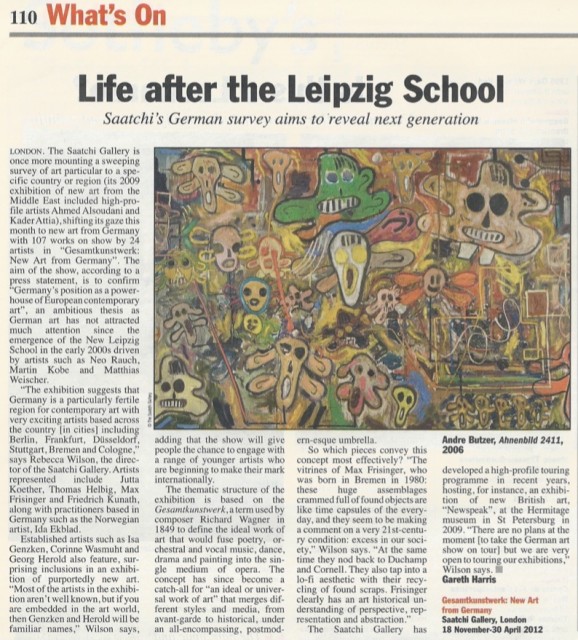 ANDRE BUTZER / Life after Leipzig school