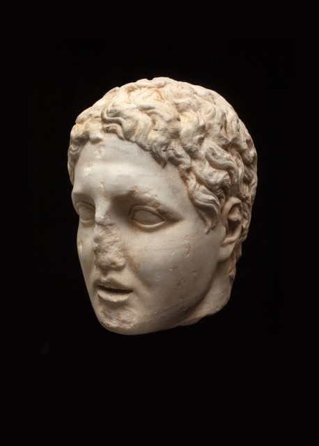 Hellenistic marble head of a man, probably one of the Diadochi, 2nd-1st century BC