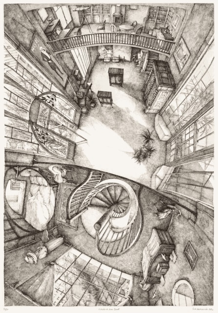 Érik Desmazières, L'Atelier de Louis Icart, 1980