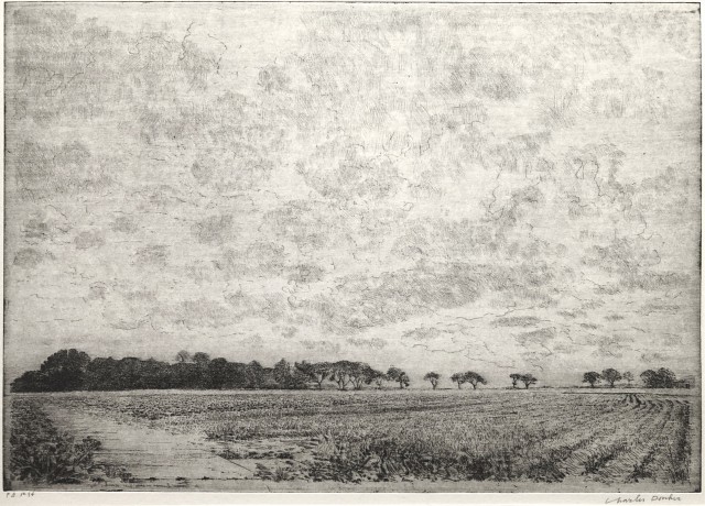 Charles Donker, Landschap bij Godlinze (Paysage près de Godlinze), 2021