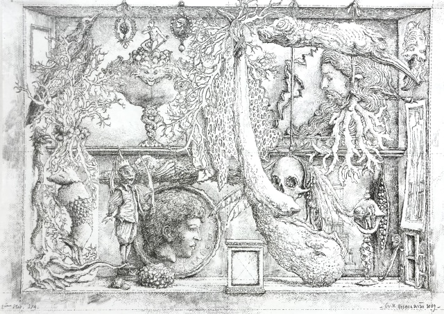 Érik Desmazières, Scarabattolo, 2ème état, 2009