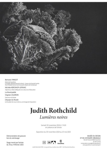 Exposition de Judith Rothchild : Lumières noires