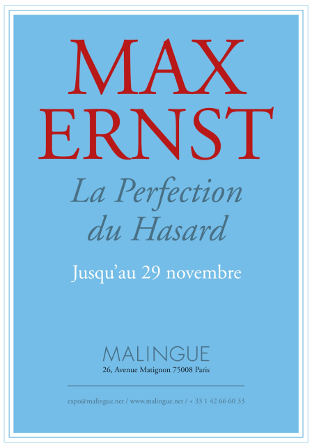 Max Ernst. La Perfection du Hasard