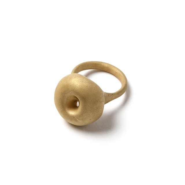 Peter Bauhuis, Orfice Ring, 2014, Gold 750