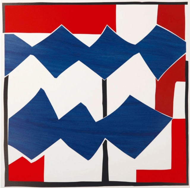 Double Diamond, Silkscreen, 66 x 66cm, Edition 57 of 125, Signed