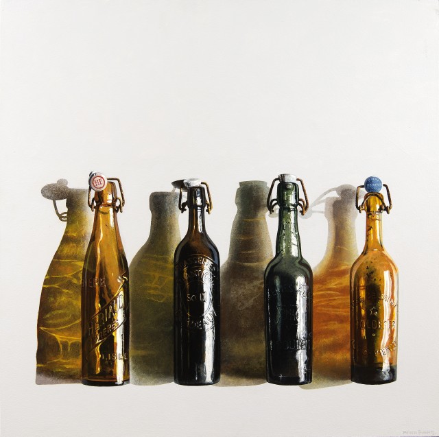 Peter Evans, Four Old Beer Bottles