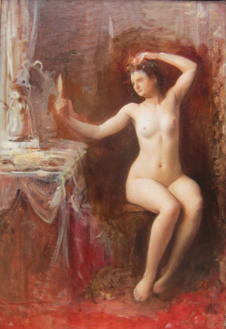 Louise Abbema, In the boudoir