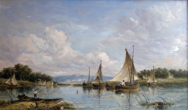 Alfred Vickers, River Scene