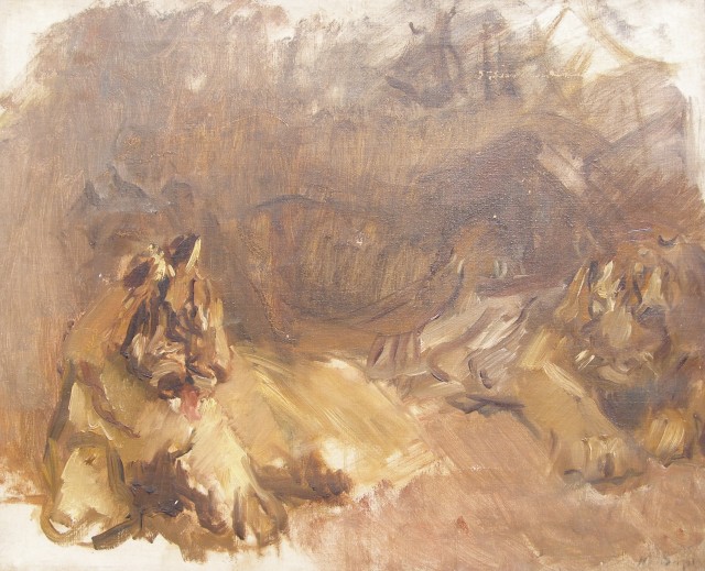 Max Slevogt, Study of Lions , c.1907