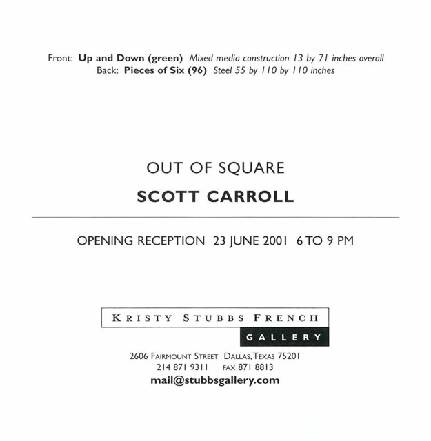 Out of Square, Scott Carroll