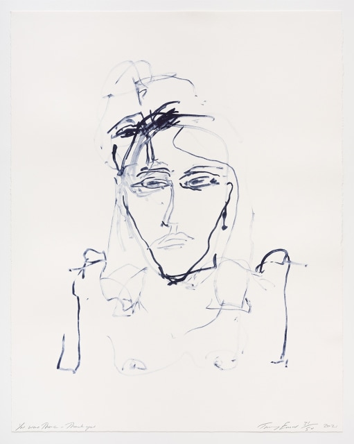 Tracey Emin, You were There – Thank you, 2022