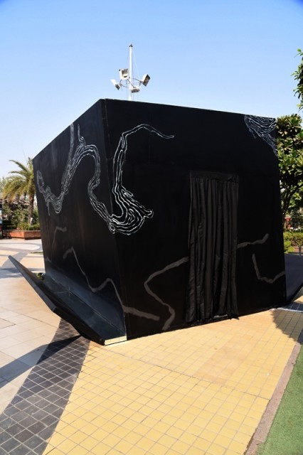 Owais Husain brings street art to New Delhi’s busiest mall