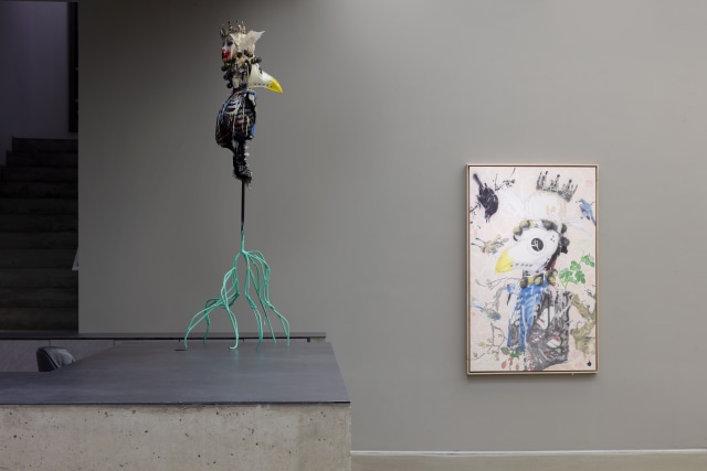Wilted Flowers, provoke the bird, Tong Kunji