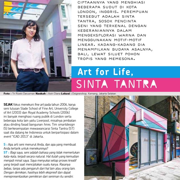 Art for Life: Sinta Tantra
