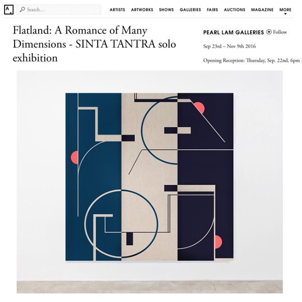 Flatland: A Romance of Many Dimensions- Sinta Tantra Solo Exhibition