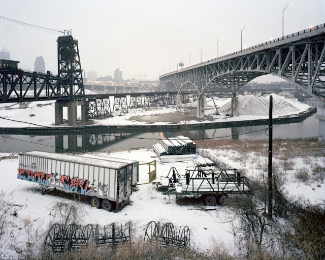 Scott Conarroe Canal, Cleveland, OH, 2008 Signed, titled, dated and editioned, in ink, au verso Printed in 2009 Pigment print on archival paper mounted to 40 x 49 1/2 inch (101.6 x 125.73 cm) archival board 31 x 39 in 78.74 x 99.06 cm Edition of 10