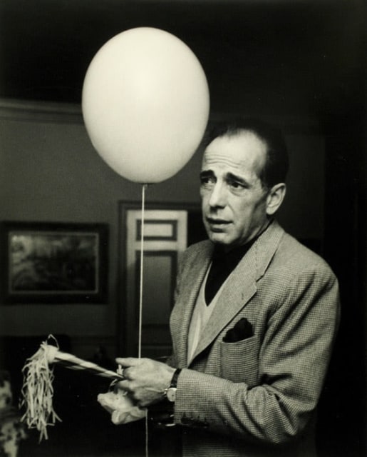 Bob Willoughby Humphrey Bogart, at Liza Minnelli's 6th birthday party, 1952 Signed, titled and dated, in pencil, au verso Credit stamp, in ink, au verso Printed circa 1952 Gelatin silver print 9 1/2 x 7 1/2 in 24.13 x 19.05 cm