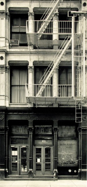Volker Seding 1943-2007 Aleda Plastics (425 Broadway) NYC, 2001 Signed, titled, dated, and editioned, in pencil, au verso Gelatin silver print mounted to archival board 21 ¼ x 10 ¼ inch (53.98 x 26.04 cm) print 31 x 20 inch (78.74 x 50.80 cm) board Edition of 15