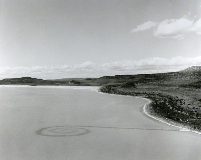 Mark Ruwedel 1954- Robert Smithson's Spiral Jetty (Submerged), 1993/c.2001 Signed, titled, and dated, in pencil, on mount verso Gelatin silver print mounted to archival board 24 x 28 in 60.96 x 71.12 cm Edition of 10