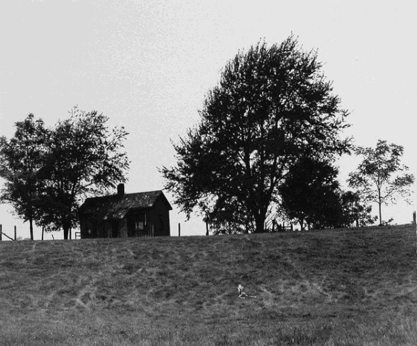 Ralph Eugene Meatyard Untitled [field with house], circa 1960