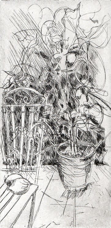 lemon tree drawing black and white