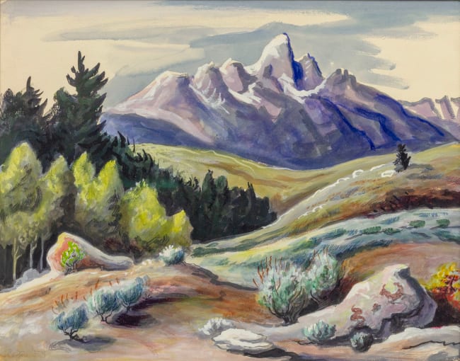 Thomas Hart Benton The Sheepherder, 1955