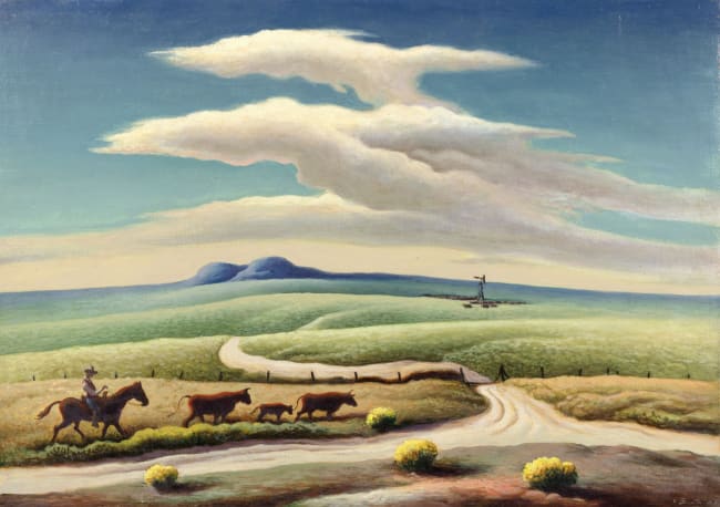 Thomas Hart Benton, 'The Plains', 1953