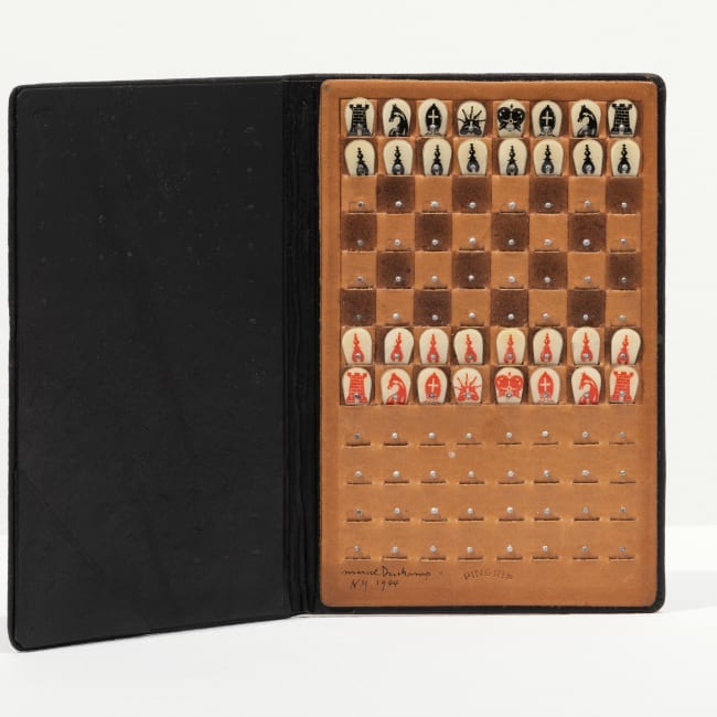 Marcel Duchamp, Pocket Chess Set, 1944 Thaddaeus Ropac