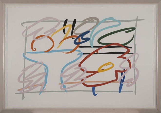 Fast Sketch Still Life with Abstract 