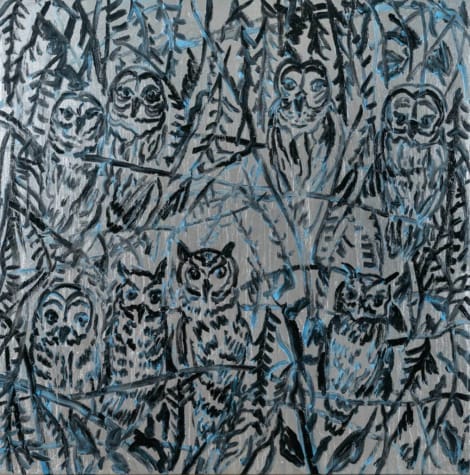 Owls In Woods Deep Forest II