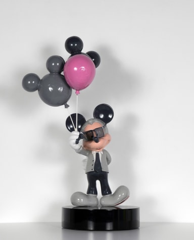 Mickey Lagerfeld Balloon (Grey, Black, Pink)