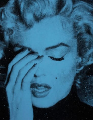 Marilyn Crying Diamond (Sunset Blue)