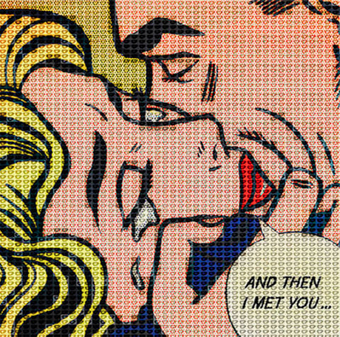 A Thousand Kisses Deep, Lichtenstein vs Warhol