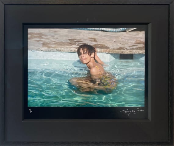 Terry O'Neill, Audrey Hepburn in Pool , 1966 (Screen Icons Exhibition)
