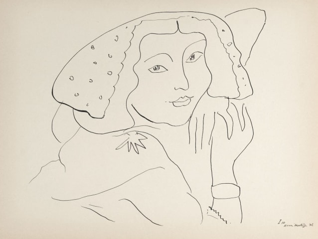 Henri Matisse, Lithographs and Vintage Posters, Untitled - Dessins, 1943