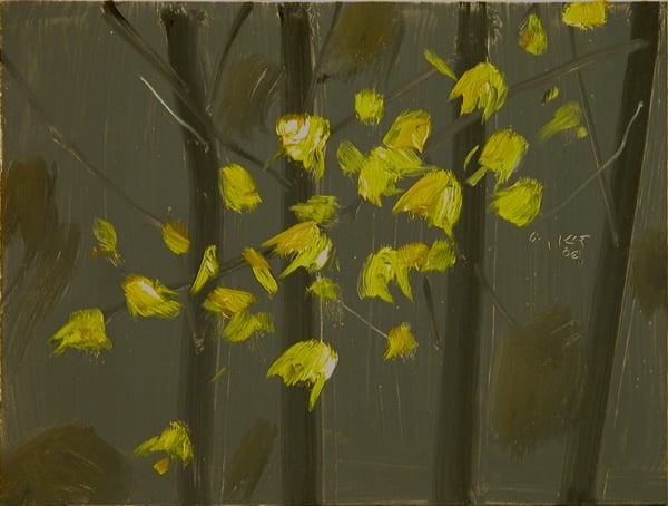 Alex Katz, Yellow Leaves #5, 2006