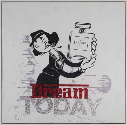 Coco x Olive Oyl Chanel Dream in White, 2019