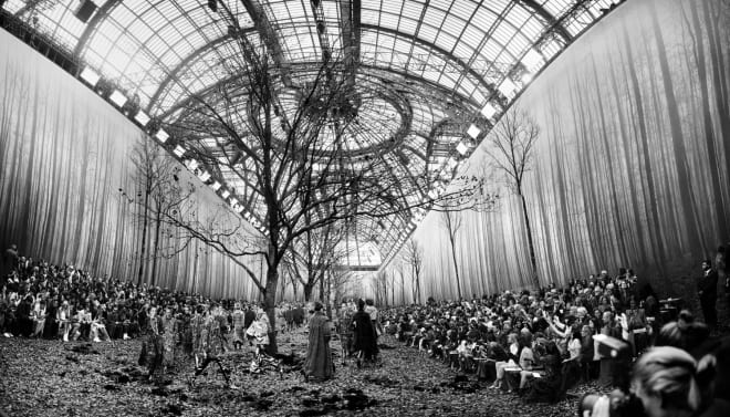 Chanel Autumn BW, Fall/Winter 2018, Le Grand Palais, Paris, 2018