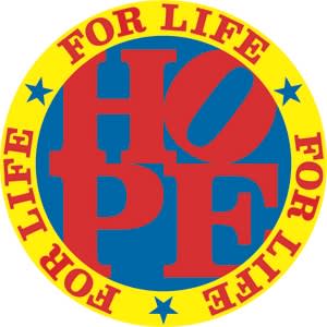 Robert Indiana, HOPE for Life, 2011