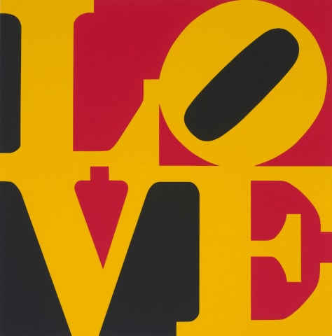 Robert Indiana, Book of Love (From a Portfolio of 12 silkscreen prints and 12 Poems), 1996