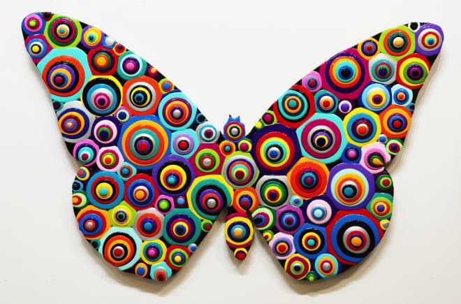 Mike Hammer, First Butterfly Blob, 2021