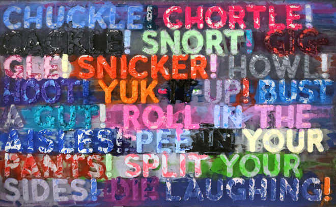 Mel Bochner, Chuckle, 2023