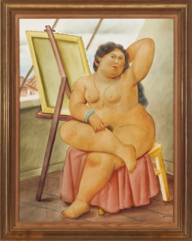 Fernando Botero, The Model, Executed in 2002