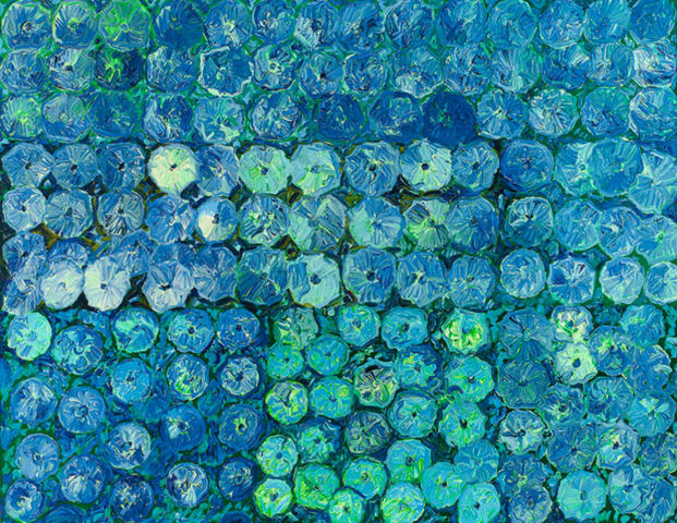 Hunt Slonem, Morning Glory 1, 2004