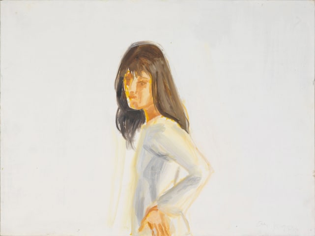 Alex Katz, Kym in White, 2004
