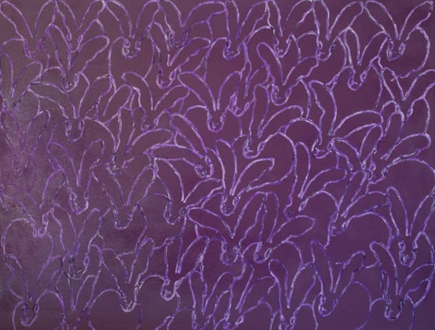 Hunt Slonem, Purple Haze, 2018
