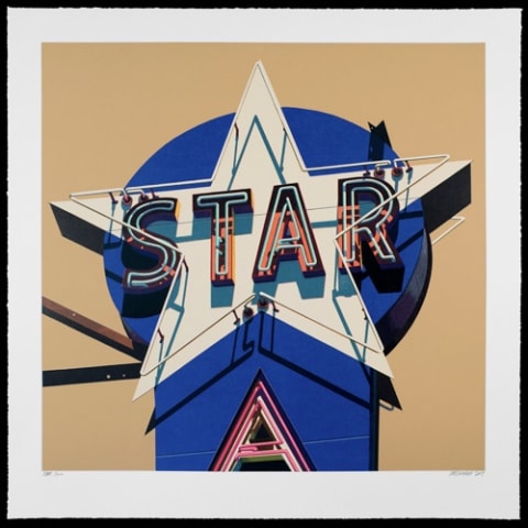 Robert Cottingham, Star Suite, Star, 2009