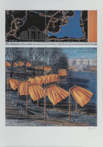 Christo, The Gates, from Project for Central Park, New York, 2003